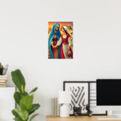 Ruth 1 Hand in hand met geloof Poster (Thuiskantoor)
