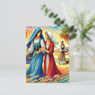 Ruth 1 Reis door loyaliteit en liefde Briefkaart