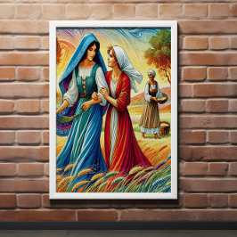 Ruth 1 Reis door loyaliteit en liefde Poster