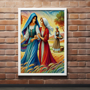 Ruth 1 Reis door loyaliteit en liefde Poster