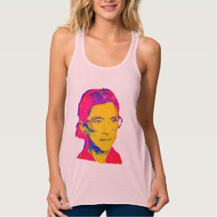 Ruth Bader Ginsburg 1983, Pop Art Portrait Tanktop