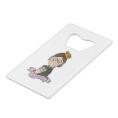 Ruth Bader Ginsburg, beruchte RBG Kredietkaart Flessenopener (Achterkant Gekanteld)