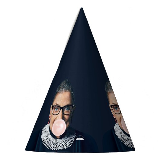 Ruth Bader Ginsburg Bgloing Pink Bubble gom Feesthoedjes (Links)