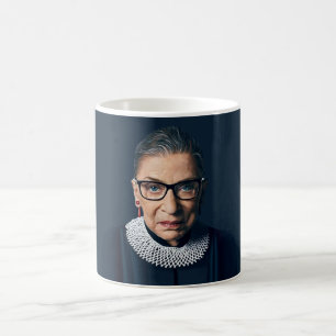 Ruth Bader Ginsburg Bgloing Pink Bubble gom Koffiemok