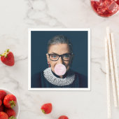 Ruth Bader Ginsburg Bgloing Pink Bubble gom Servet (Insitu)