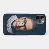 Ruth Bader Ginsburg blauwe achtergrond Case-Mate iPhone Case (Achterkant (horizontaal))