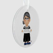 Ruth Bader Ginsburg citaat 1 Ornament (voorkant)