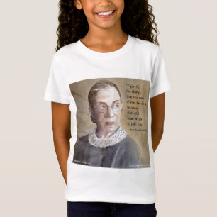 Ruth Bader Ginsburg & citaat T-shirt