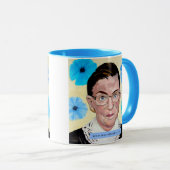 Ruth Bader Ginsburg Coffee Mok Notorieuze RBG (Voorkant rechts)