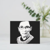 Ruth Bader Ginsburg Face Briefkaart (Staand voorkant)