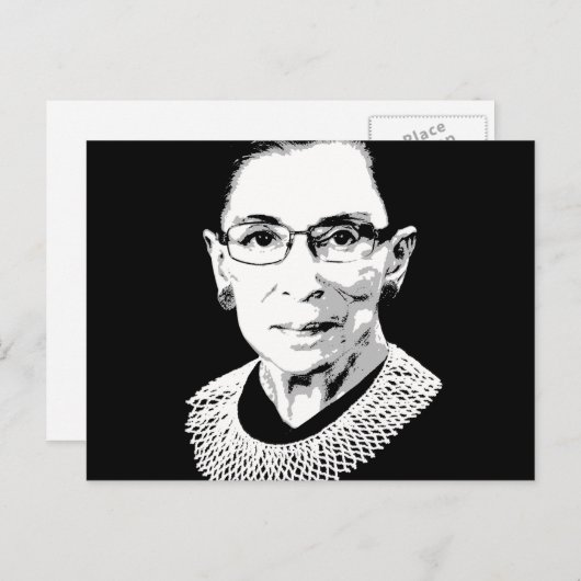 Ruth Bader Ginsburg Face Briefkaart (Voorkant / Achterkant)