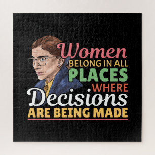 Ruth Bader Ginsburg Feministische rechter-advocaat Legpuzzel