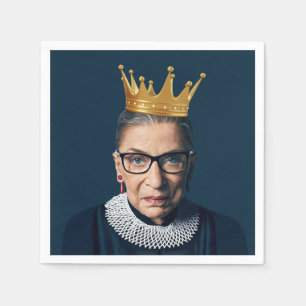 Ruth Bader Ginsburg Gouden Kroon Servet