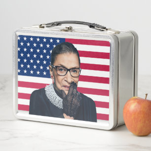 Ruth Bader Ginsburg Handschoen en de vlag van de V