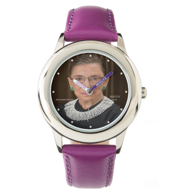 Ruth Bader Ginsburg Horloge (Voorkant)