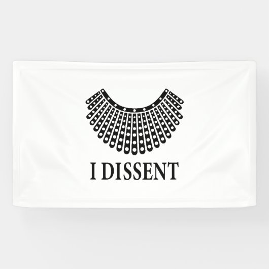 Ruth Bader Ginsburg - I Dissent Spandoek (Horizontaal)