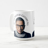 Ruth Bader Ginsburg Koffiemok (Voorkant links)