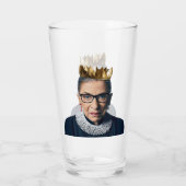Ruth Bader Ginsburg met Gold Crown Glas (Achterkant)