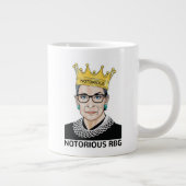 Ruth Bader Ginsburg Mok, beruchte RBG Extra Grote Beker (Rechts)