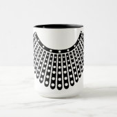 Ruth Bader Ginsburg Mok, RBG kraag Mok (Midden)