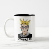 Ruth Bader Ginsburg Mok, Rbg Mok, beruchte RBG Tweekleurige Koffiemok (Links)
