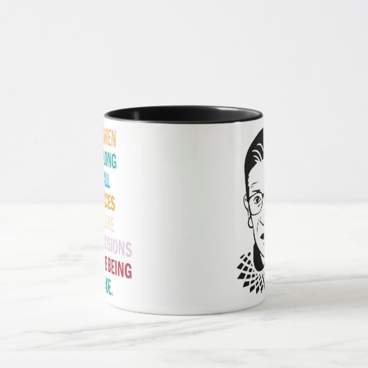 Ruth Bader Ginsburg Mok, RBG Mok, Custom RBG Mok (Midden)