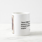 Ruth Bader Ginsburg Mug avec citation (Centre)
