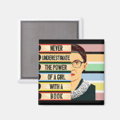 Ruth Bader Ginsburg Quote Magneet (Voorkant / Achterkant)