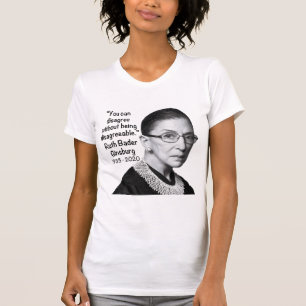 Ruth Bader Ginsburg RBG Death Memorial Honor Quote T-shirt