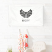 Ruth Bader Ginsburg, RBG Dissent Collar Spandoek (Insitu)