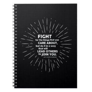 Ruth Bader Ginsburg RBG Fight Notebook Notitieboek