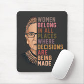 Ruth Bader Ginsburg RBG Muismat (Met muis)