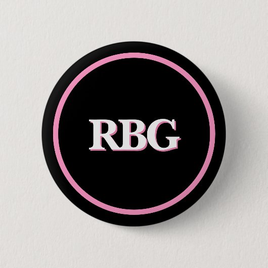 Ruth Bader Ginsburg RBG Ronde Button 5,7 Cm (Voorkant)