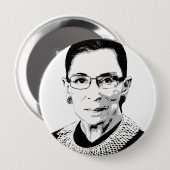Ruth Bader Ginsburg Ronde Button 4,0 Cm (Voorkant /achterkant)