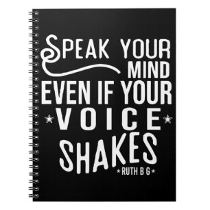 Ruth Bader Ginsburg, Ruth Feminist Political Icon Notitieboek