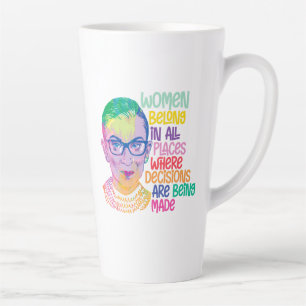 Ruth Bader Ginsburg Vrouwen horen overal thuis Latte Mok