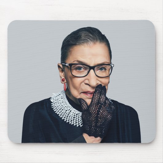 Ruth Bader Ginsburg Wandklok Muismat (Voorkant)