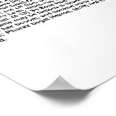 Ruth-boek (volledige KJV-tekst) Poster (Hoek)