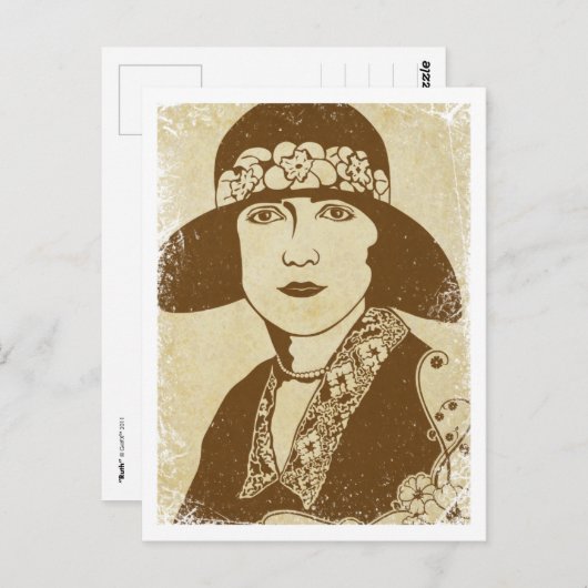 "Ruth" ~ Carte postale des années 20 (Devant / Derrière)