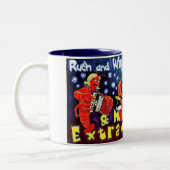 Ruth et tasse à deux tons de partie des écrevisses (Gauche)