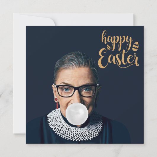 Ruth Ginsburg Bgloble gum Happy Easter (Voorkant)