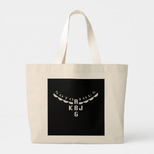 Ruth Ginsburg en Ketanji Jackson Large Canvas tas