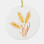 Ruth/Grain Stalks - Jesse Tree Keepomwille Ornamen Keramisch Ornament (Voorkant)