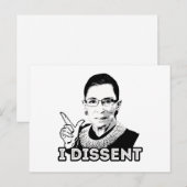 Ruth - I Dissent Briefkaart (Voorkant / Achterkant)