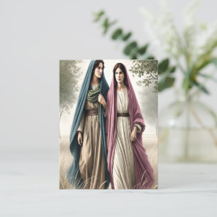 Ruth loopt samen met moed en liefde briefkaart