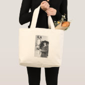 Ruth Roach en haar paard. Grote Tote Bag (Voorkant (product))