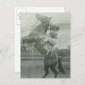 Ruth Roach op Tony, Cheyenne, Wyoming. Briefkaart (Voorkant / Achterkant)