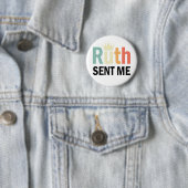 Ruth, Ruth Bader Binsburg, Ruth stuurde me Ronde Button 5,7 Cm (In situ)