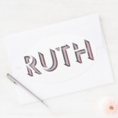 Ruth sticker naam (Envelop)