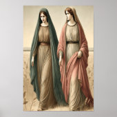 Ruth wandelt in geloof naar nieuwe hoop poster (Voorkant)